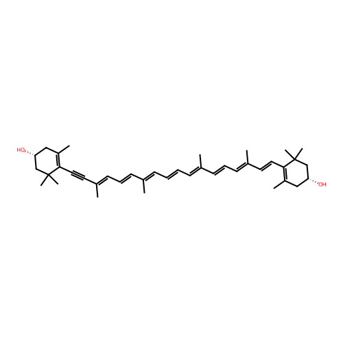 Diatoxanthin structure