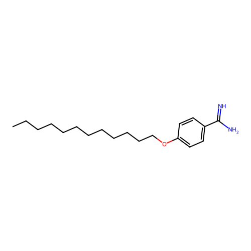 4-Dodecoxybenzenecarboximidamide structure