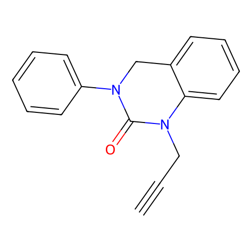 2(1H)-Quinazolinone, 3,4-dihydro-3-phenyl-1-(2-propynyl)- structure