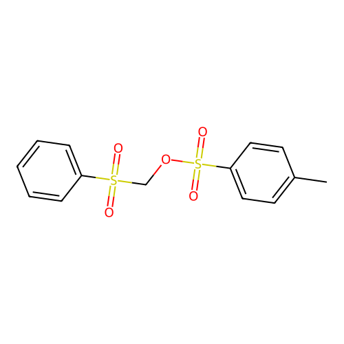 Methanol, (phenylsulfonyl)-, p-toluenesulfonate structure