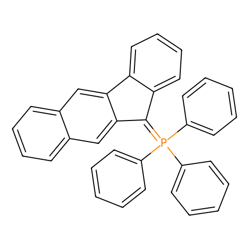 Phosphorane, 11H-benzo[b]fluoren-11-ylidenetriphenyl- structure