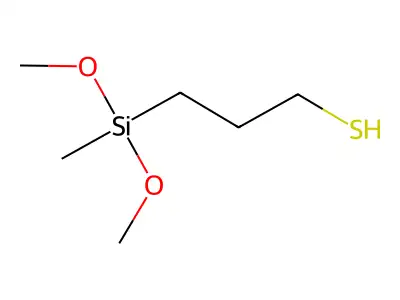 3-Mercaptopropyldimethoxymethylsilane structure