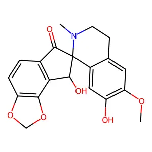 Corysolidine, (+) structure