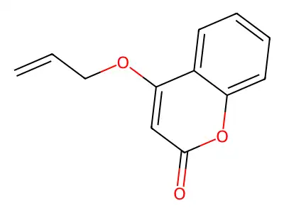 4-Allyloxycoumarin structure