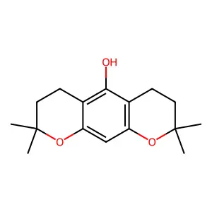 2,2,8,8-Tetramethyl-3,4,6,7-tetrahydropyrano[3,2-g]chromen-5-ol structure