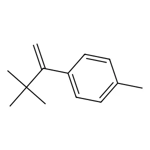 Benzene, 1-(2,2-dimethyl-1-methylenepropyl)-4-methyl- structure