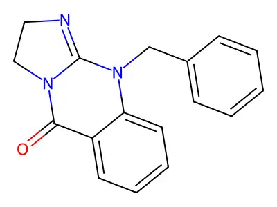 10-Benzyl-2,3-dihydroimidazo(2,1-B)quinazolin-5(10H)-one structure
