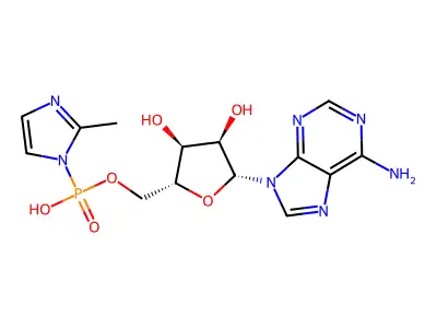 Adenosine 5'-phospho-2-methylimidazolide structure