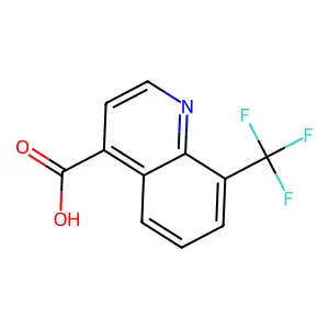 8-(Trifluoromethyl)quinoline-4-carboxylic acid structure
