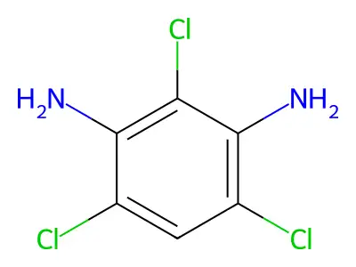 2,4,6-Trichlorobenzene-1,3-diamine structure