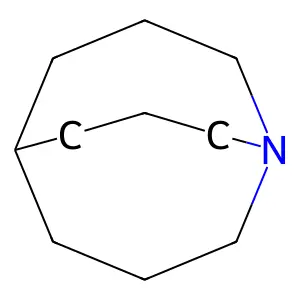 1-Azabicyclo(3.3.3)undecane structure