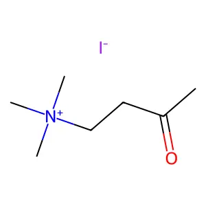 N,N,N-三甲基-3-氧代丁-1-铵碘化物 structure