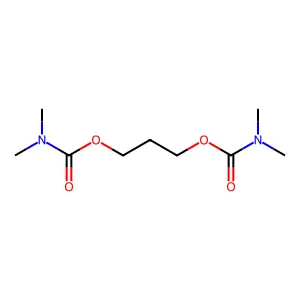 3-(dimethylcarbamoyloxy)propyl N,N-dimethylcarbamate structure