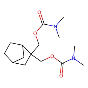 [3-(dimethylcarbamoyloxymethyl)-3-bicyclo[2.2.1]heptanyl]met structure