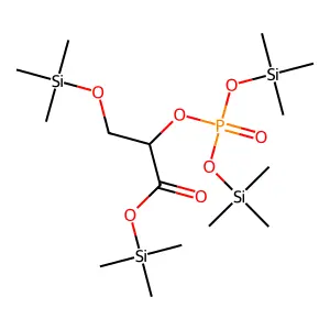 Bis phosphinyloxy aceticacidtrimethylsilylester structure