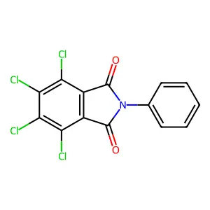 N-Phenyltetrachlorophthalimide structure