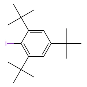 2,4,6-Tri-t-butyl-1-iodobenzene structure