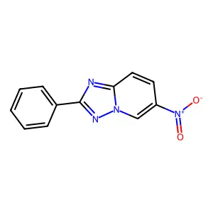 6-Nitro-2-phenyl[1,2,4]triazolo[1,5-a]pyridine structure