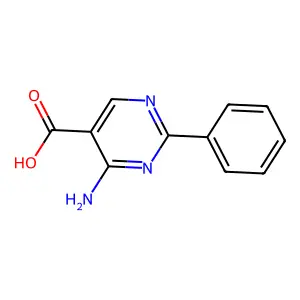 4-Amino-2-phenylpyrimidine-5-carboxylic acid structure