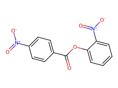 2-Nitrophenyl 4-nitrobenzoate structure
