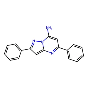 2,5-Diphenylpyrazolo[1,5-a]pyrimidin-7-amine structure