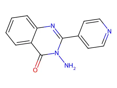 3-Amino-2-(pyridin-4-YL)quinazolin-4(3H)-one structure