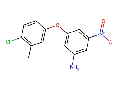 3-(4-Chloro-3-methylphenoxy)-5-nitroaniline structure
