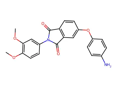 5-(4-Aminophenoxy)-2-(3,4-dimethoxyphenyl)-1H-isoindole-1,3(2H)-dione structure