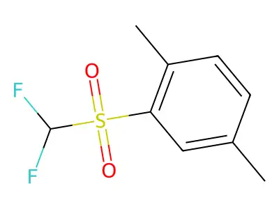 2-Difluoromethanesulfonyl-1,4-dimethylbenzene structure