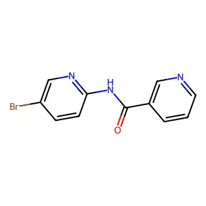 N-(5-bromopyridin-2-yl)pyridine-3-carboxamide structure