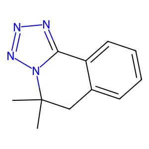Tetrazolo[5,1-a]isoquinoline, 5,6-dihydro-5,5-dimethyl- structure