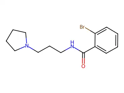 2-Bromo-N-(3-(pyrrolidin-1-yl)propyl)benzamide structure
