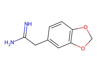 1,3-Benzodioxole-5-ethanimidamide structure