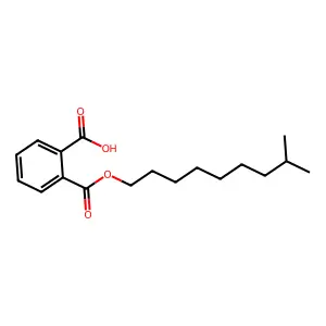 Isopropylcarbamic acid 2-(hydroxymethyl)-2-methylpentyl ester propionylcarbamate (ester) structure