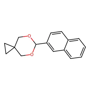 6-Naphthalen-2-yl-5,7-dioxaspiro[2.5]octane structure