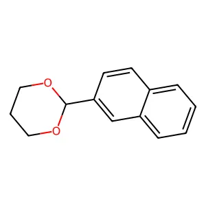2-(Naphthalen-2-yl)-1,3-dioxane structure