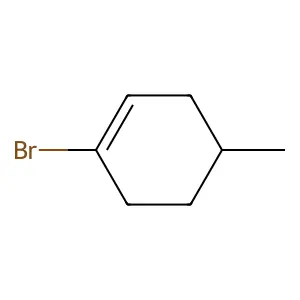 1-Bromo-4-methylcyclohex-1-ene structure
