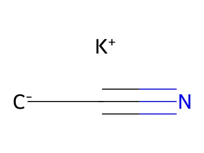 (Cyanomethyl)potassium structure