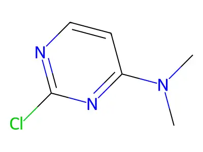 2-氯-N,N-二甲基嘧啶-4-胺 structure