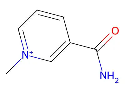 1-甲基烟酰胺 structure