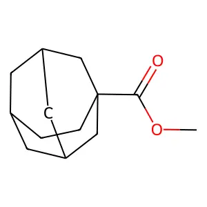 Tricyclo[4.3.1.1(3,8)]undecane-3-carboxylic acid, methyl ester structure