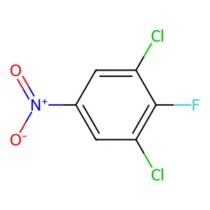 1,3-Dichloro-2-fluoro-5-nitrobenzene structure
