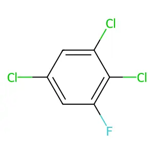Benzene, 2,3,5-trichloro-1-fluoro- structure