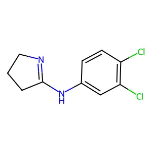 N-(3,4-dichlorophenyl)-3,4-dihydro-2H-pyrrol-5-amine structure