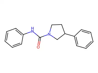 N,3-diphenylpyrrolidine-1-carboxamide structure