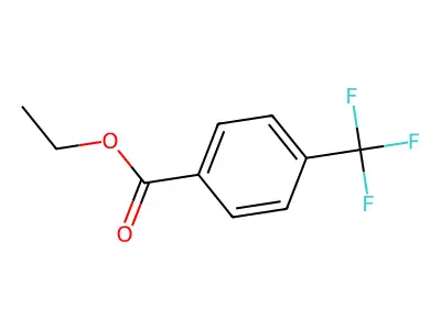 Ethyl 4-(trifluoromethyl)benzoate structure