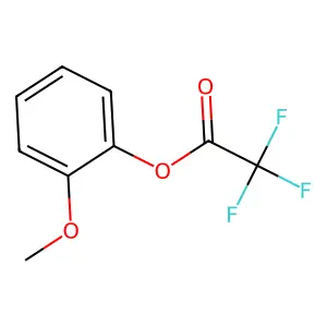Acetic acid, trifluoro-, 2-methoxyphenyl ester structure