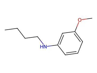 N-butyl-3-methoxyaniline structure