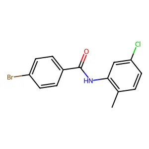 4-bromo-N-(5-chloro-2-methylphenyl)benzamide structure