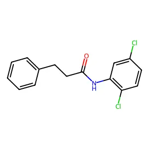 N-(2,5-dichlorophenyl)-3-phenylpropanamide structure